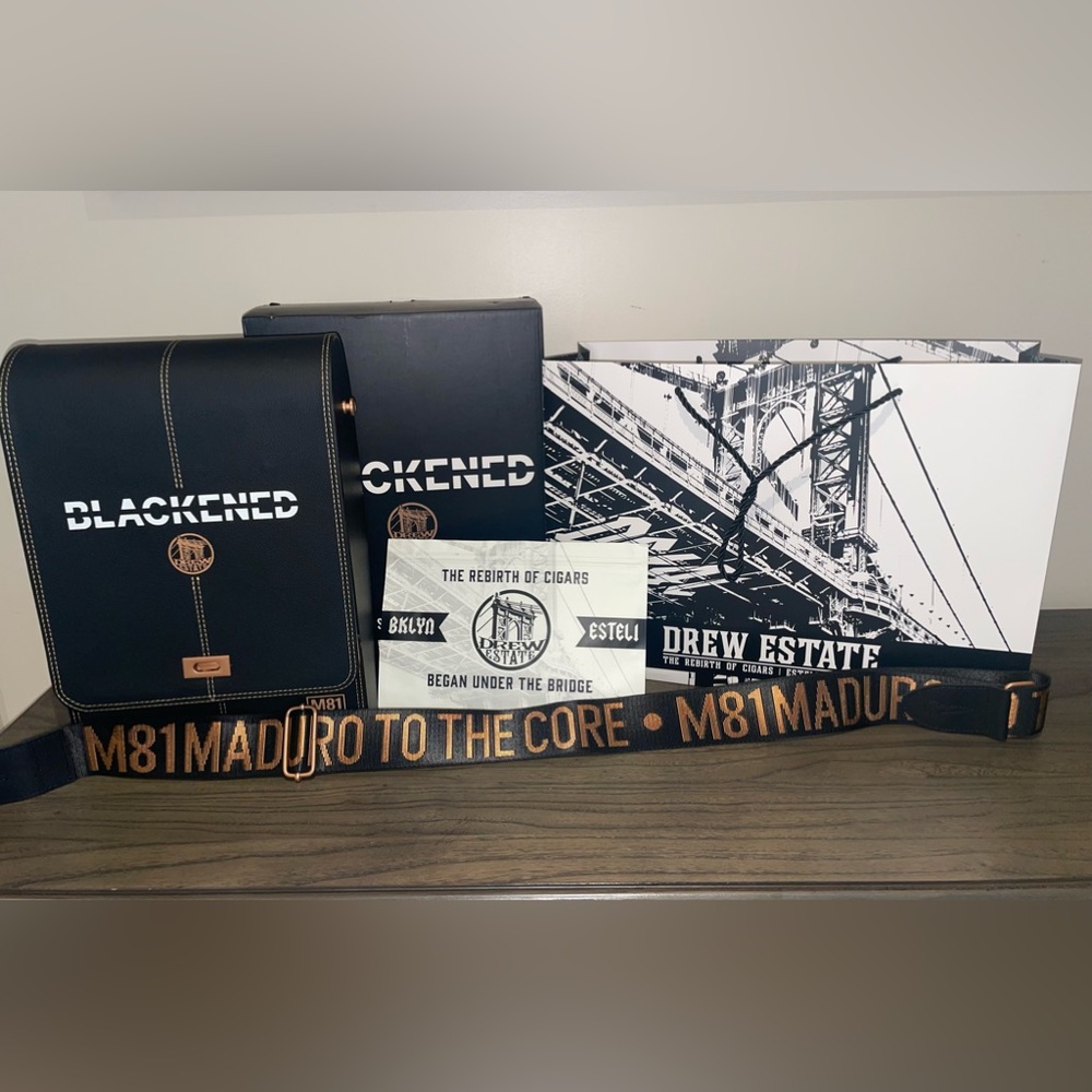 Drew Estate Blackened M81 Metallica Whisky and Cigar bag 🥃